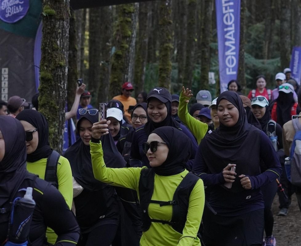 Ratusan Pelari Perempuan Ikuti Female Fit Series di Fun Trail Bliss